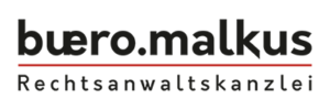 Großer Schriftzug der Rechtsanwaltskanzlei für Mietrecht und Strafrecht in Leipzig, Rechtsanwalt Malkus