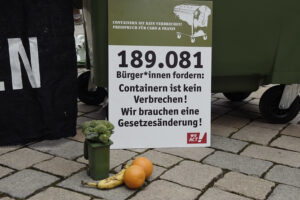 Containern in Leipzig – Gerettete Lebensmittel und rechtliche Unterstützung durch Rechtsanwalt Malkus bei der Verteidigung gegen LebensmittelDiebstahlvorwürfe