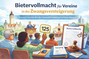 Bietervollmacht von Vereinen in der Zwangsversteigerung: Warum Formfehler den Zuschlag kosten können
